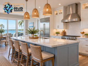 Kitchen remodel in Fernandina Beach by Florida Mud Masters